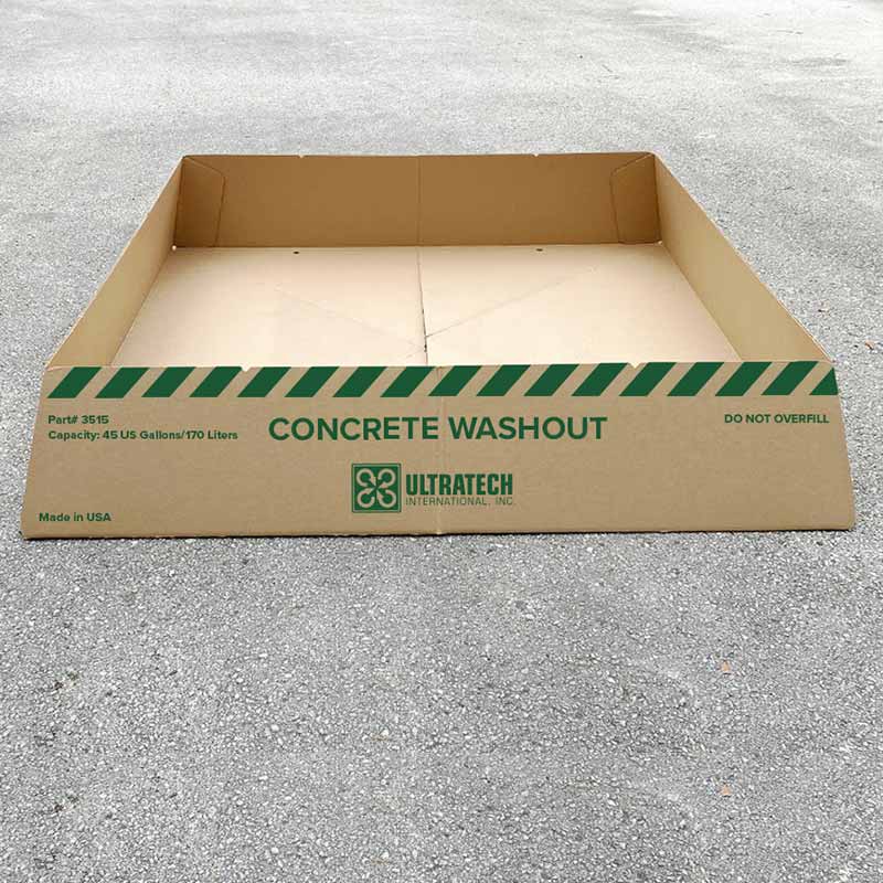 Ultra Concrete Washout Box | Construction Site Compliance